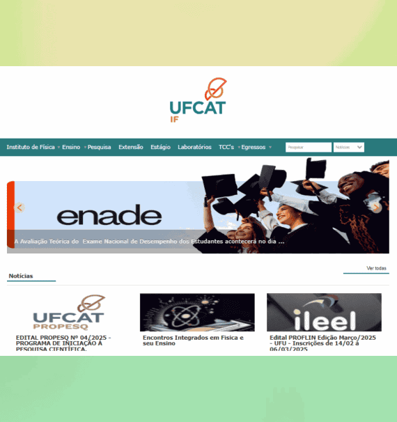 Acesse aqui as notícias mais antigas, no Portal Anterior do IF!