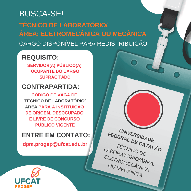 Vaga Técnico de Laboratório