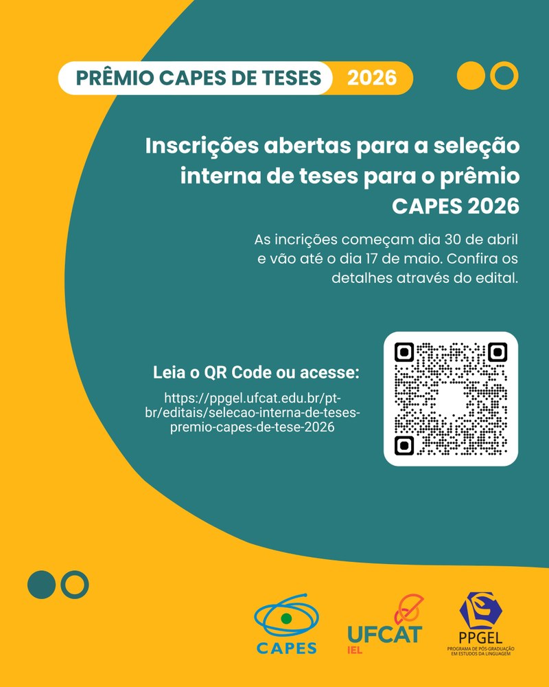 Seleção Interna de Teses - Prêmio CAPES de Tese 2026