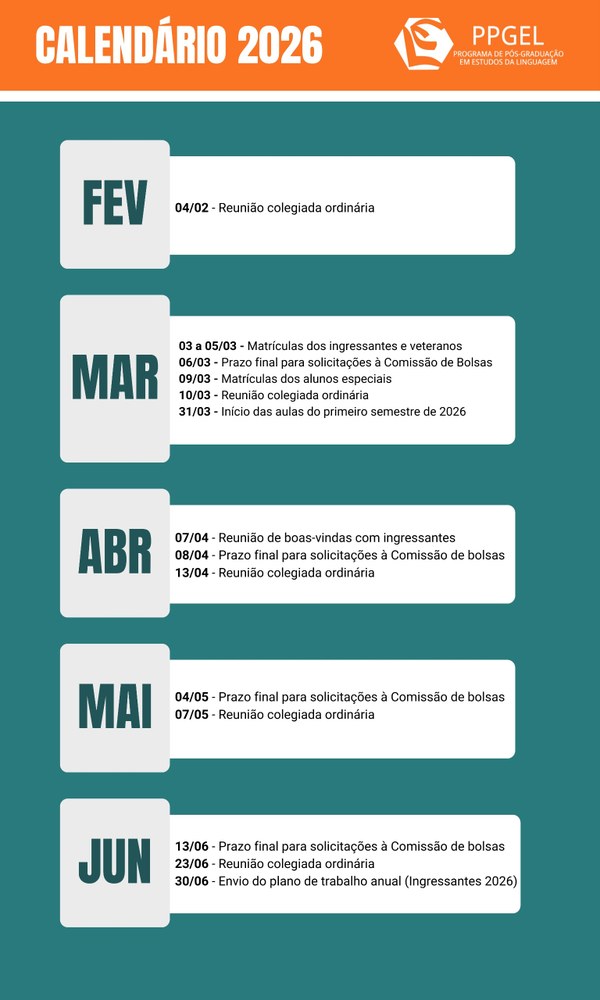 Calendário 2026.1