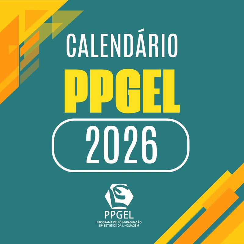 Calendário PPGEL 2026