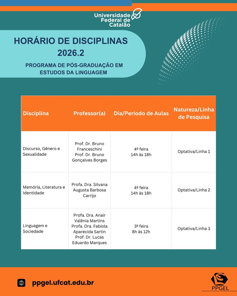Horários 2026.2