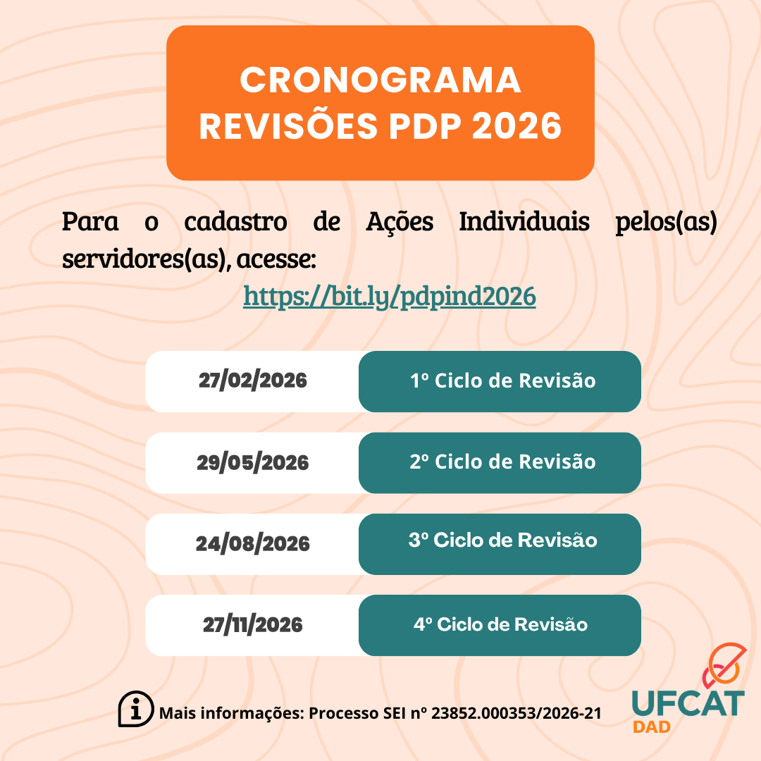 Cronograma Revisão PDP 2026