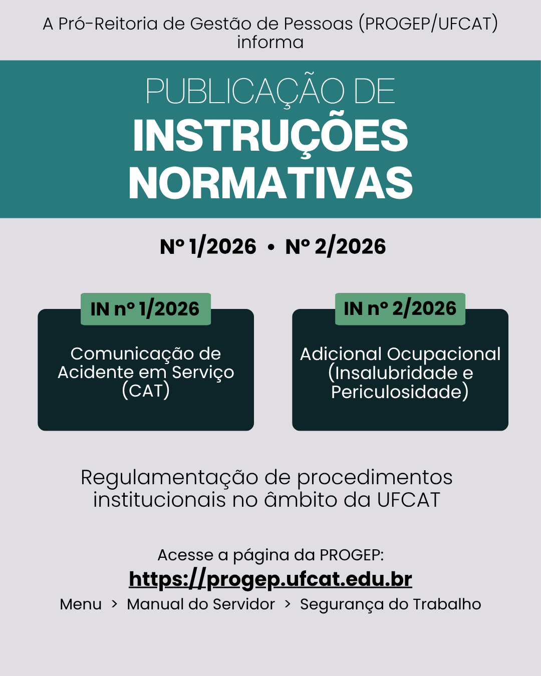Publicação de Instruções Normativas - 01-2026 e 02-2026 (Feed).png