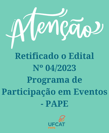 Edital Complementar Nº 02 ao EDITAL PRPE Nº 04/2023 - PAPE