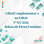 EDITAL COMPLEMENTAR UFCAT Nº 01/2026 AO EDITAL Nº 05/2026