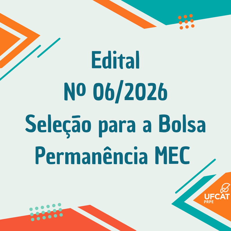 EDITAL Nº 06, DE 16 DE MARÇO DE 2026 - PERMANÊNCIA MEC