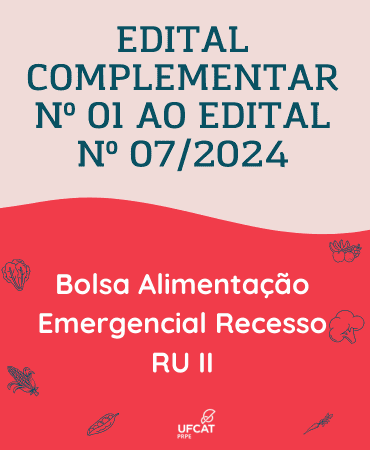 PRPE divulga o Edital Complementar Nº 01 ao Edital Nº 07/2024
