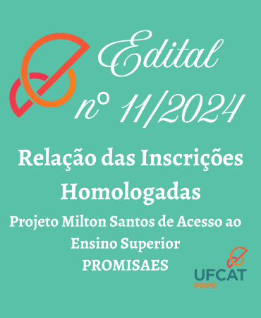 RELAÇÃO DAS INSCRIÇÕES HOMOLOGADAS - EDITAL Nº 11/2024