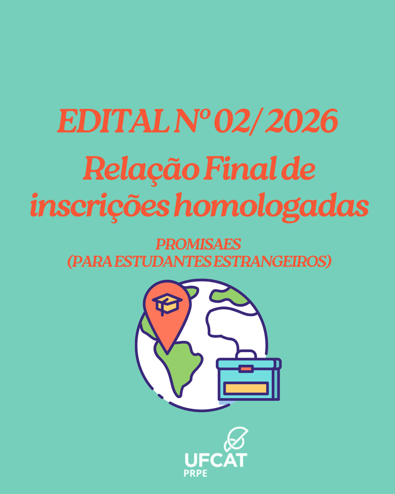 Relação Final de Inscrições Homologadas - Edital Nº 02/2026