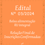 RELAÇÃO FINAL DAS INSCRIÇÕES CONFIRMADAS DO EDITAL Nº 03/2024