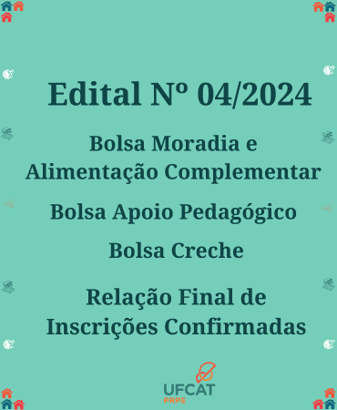 RELAÇÃO FINAL DAS INSCRIÇÕES CONFIRMADAS DO EDITAL Nº 04/2024