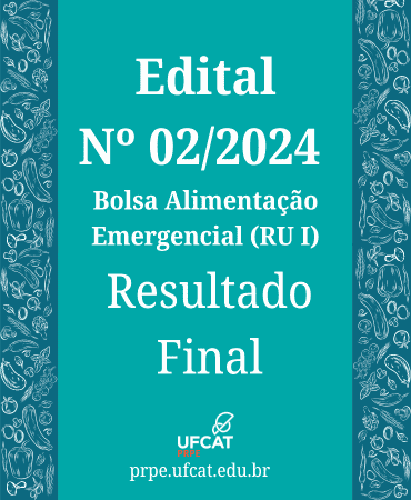 RESULTADO FINAL - EDITAL Nº 02/2024 (ALIMENTAÇÃO EMERGENCIAL RECESSO RU (I)