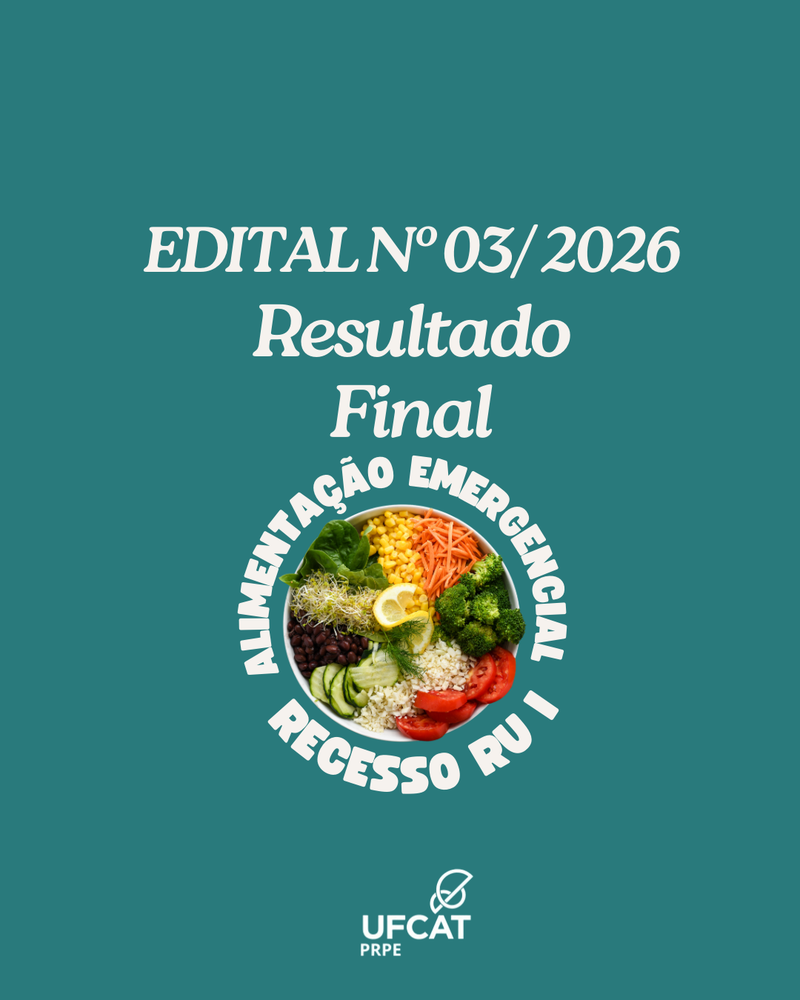 RESULTADO FINAL DO EDITAL Nº 03/2026