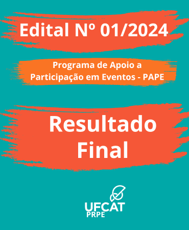 RESULTADO FINAL - EDITAL Nº 01/2024 PAPE - SETEMBRO