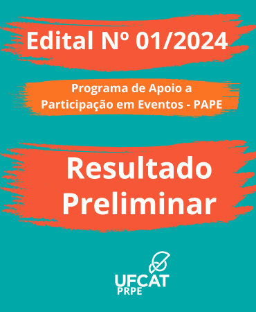 RESULTADO PRELIMINAR - EDITAL Nº 01/2024 PAPE - SETEMBRO