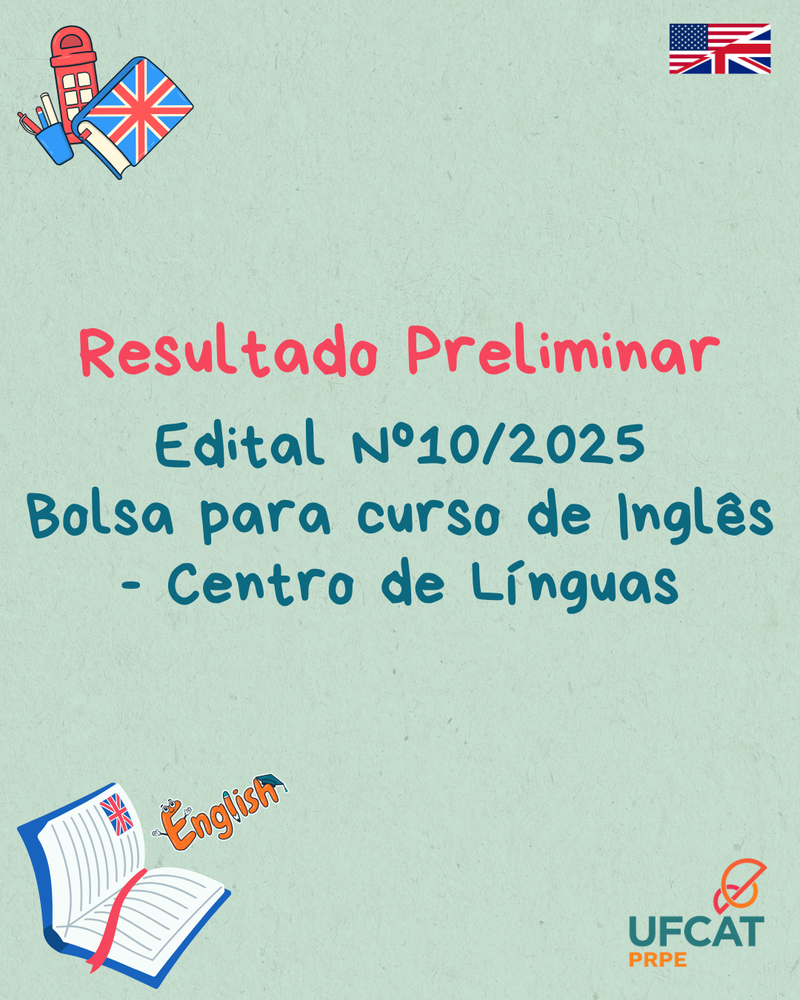 Resultado Preliminar Edital PRPE Nº 10/2025