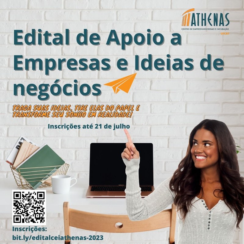 Edital 01/2023 de Apoio a Empresas e Ideias de Negócios