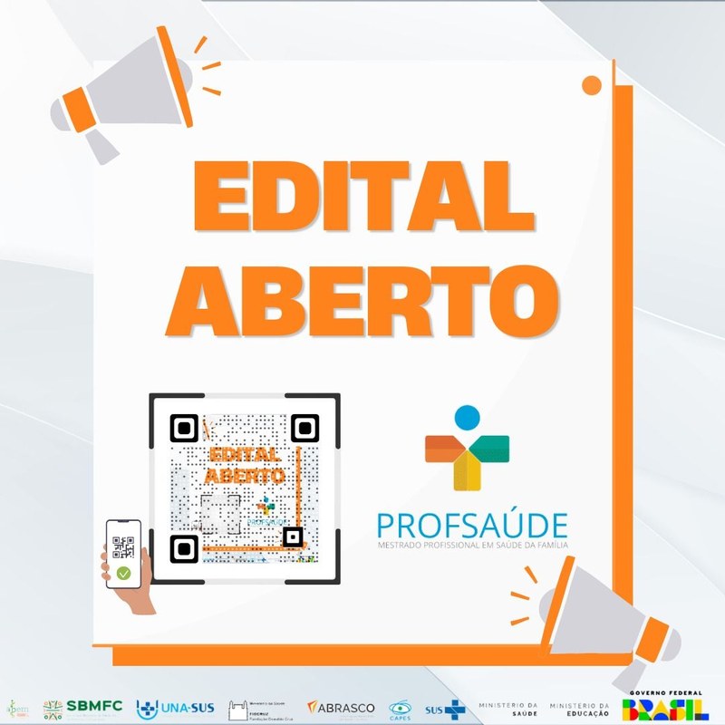 Edital de Seleção Nacional do Mestrado Profissional em Saúde da Família (PROFSAUDE)