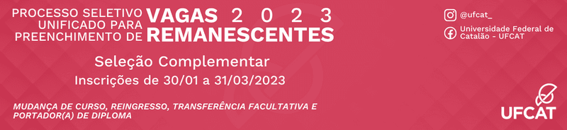 Preenchimento de Vagas Remanescentes 2023