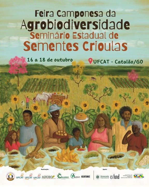 Feira Camponesa da Agrobiodiversidade e Seminário Estadual de Sementes Crioulas de Goiás