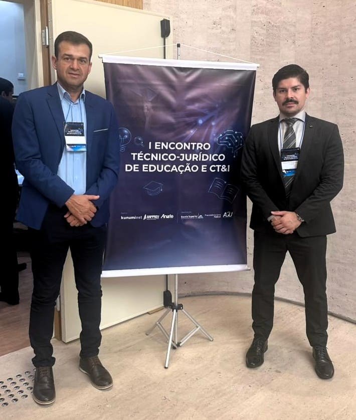Procurador-geral e diretor do Núcleo de Inovação Tecnológica da UFCAT participam de evento sobre aspectos jurídicos e estratégicos da inovação no setor público