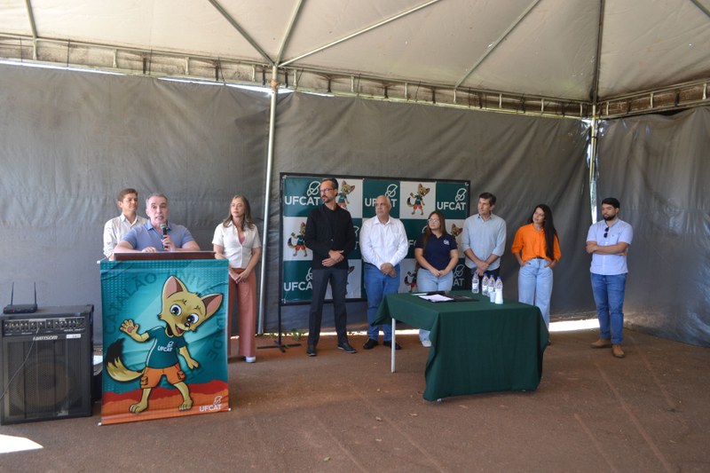 Reitoria realiza ato de lançamento da construção do Centro de Tecnologia e Formação em Engenharia