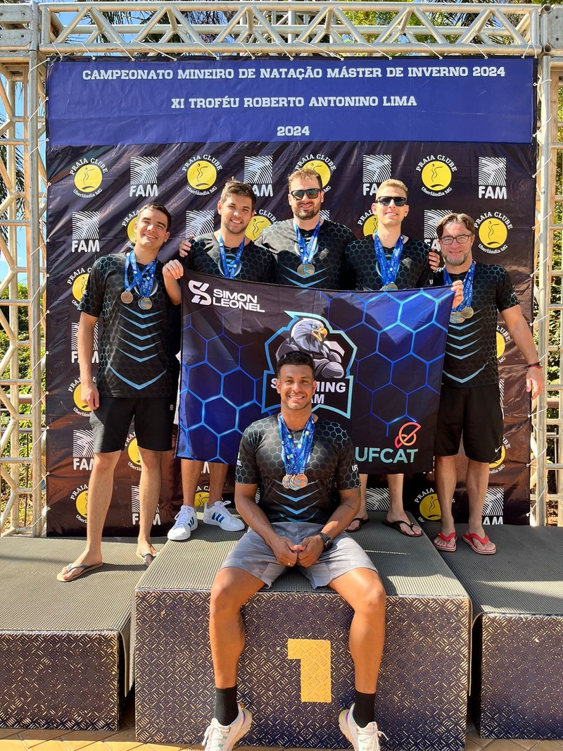 Time de natação da UFCAT garante conquistas no XI Troféu “Roberto Antonino Lima” - Campeonato Mineiro Master de Natação